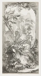 Rocaille (Rokoko-Design) in Nouveaux Morceaux pour des Paravents (Neue Konzepte für Paravents)